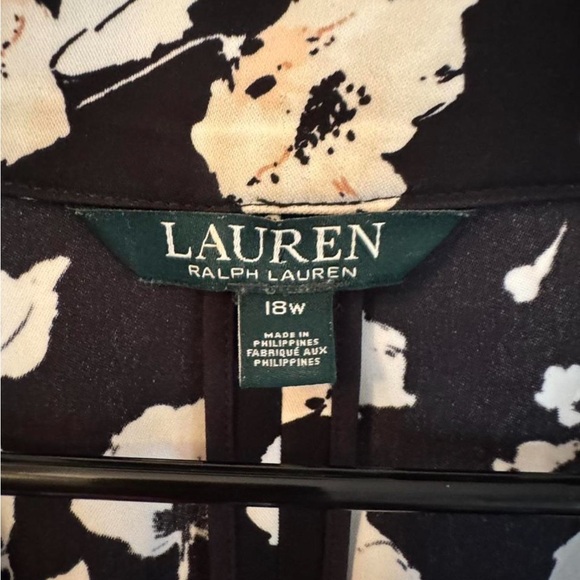 Lauren Ralph Lauren Plus Size Floral Print Blazer Jacket size 18w - Picture 7 of 9